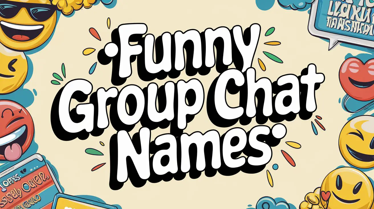 Clever & Self-Deprecating Group Chat Names for Your Squad